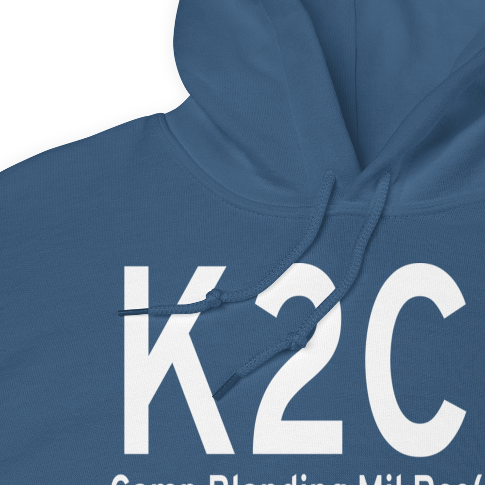 Camp Blanding Army Air Field/NG Airfield (K2CB) ICAO Hoodie Sweatshirt 