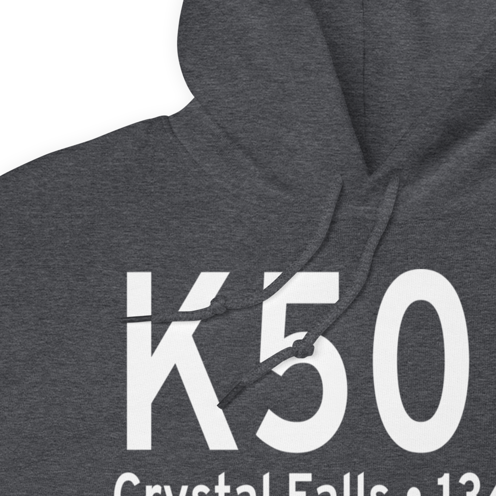 Iron County Airport (K50D) ICAO Hoodie Sweatshirt 