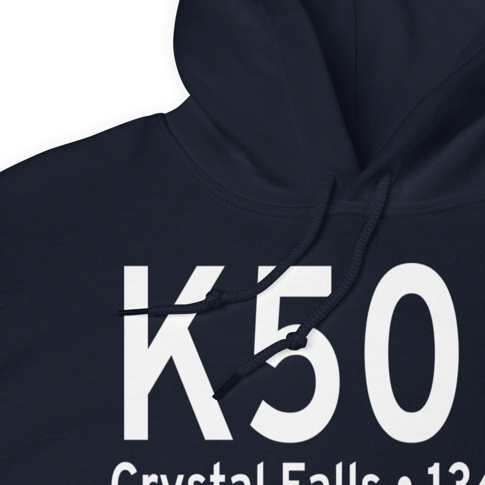 Iron County Airport (K50D) ICAO Hoodie Sweatshirt 