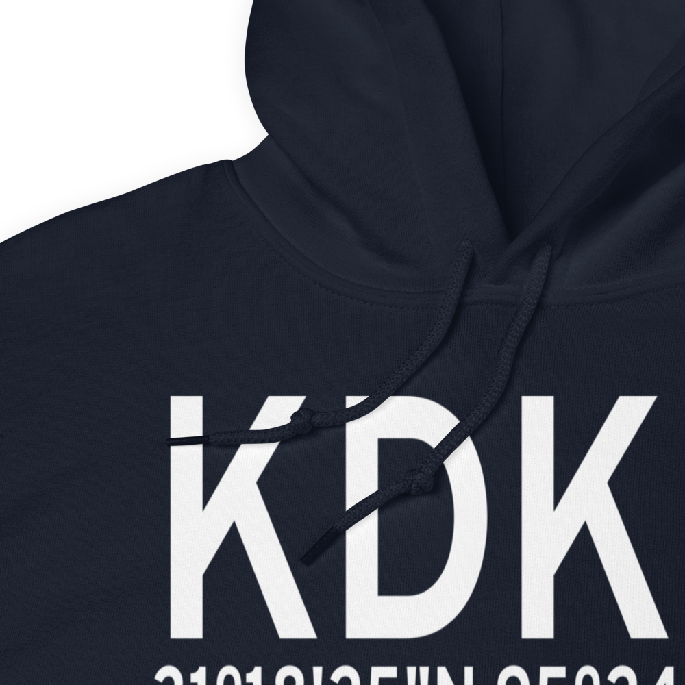 Houston County Airport (KDKR) ICAO Hoodie Sweatshirt 