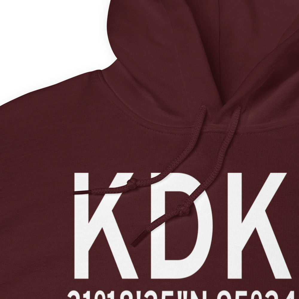 Houston County Airport (KDKR) ICAO Hoodie Sweatshirt 