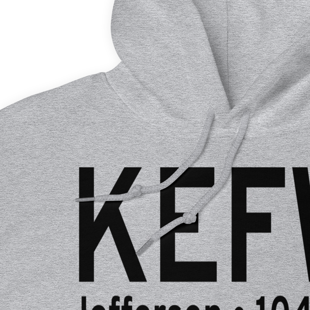 Jefferson Municipal Airport (KEFW) ICAO Hoodie Sweatshirt 