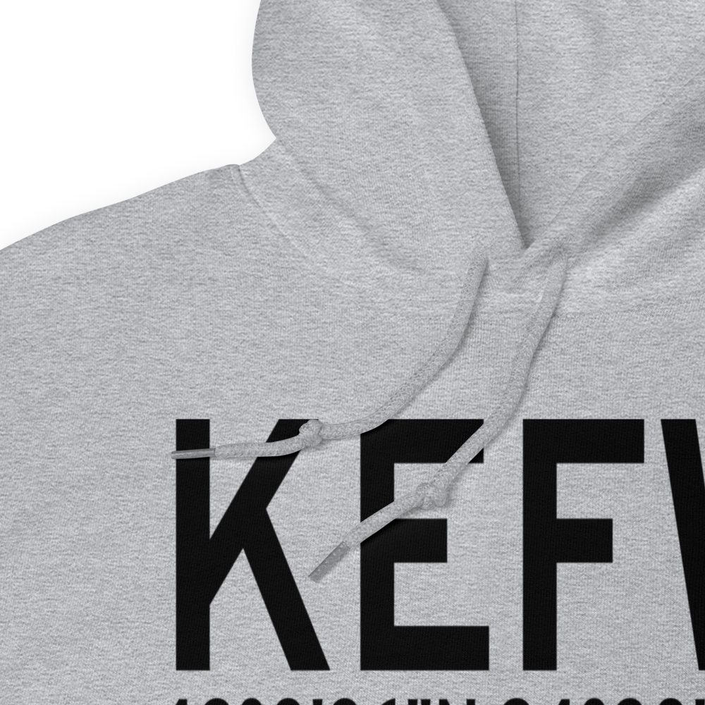 Jefferson Municipal Airport (KEFW) ICAO Hoodie Sweatshirt 