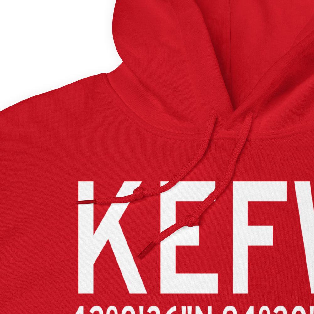 Jefferson Municipal Airport (KEFW) ICAO Hoodie Sweatshirt 
