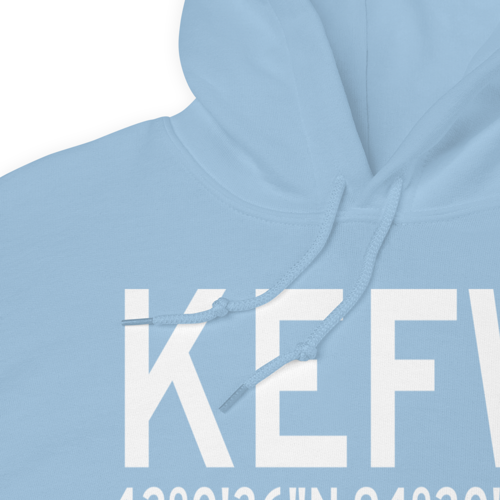 Jefferson Municipal Airport (KEFW) ICAO Hoodie Sweatshirt 