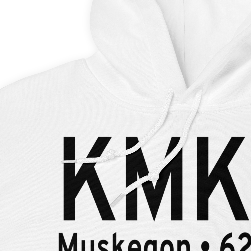 Muskegon County Airport (KMKG) ICAO Hoodie Sweatshirt 