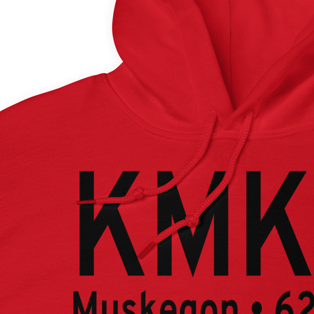 Muskegon County Airport (KMKG) ICAO Hoodie Sweatshirt 