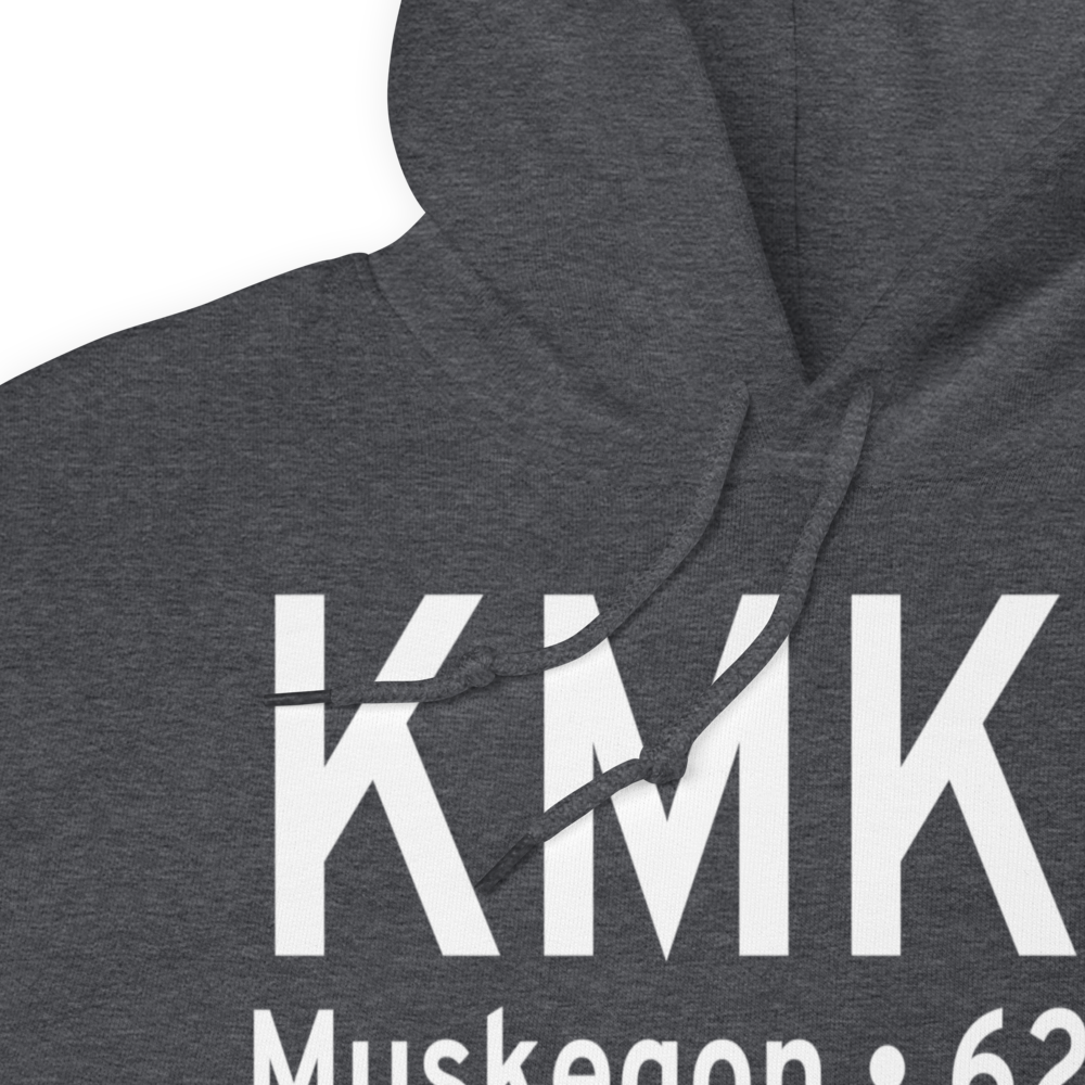 Muskegon County Airport (KMKG) ICAO Hoodie Sweatshirt 
