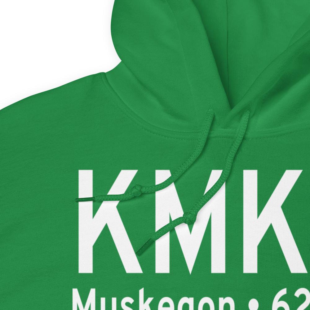 Muskegon County Airport (KMKG) ICAO Hoodie Sweatshirt 