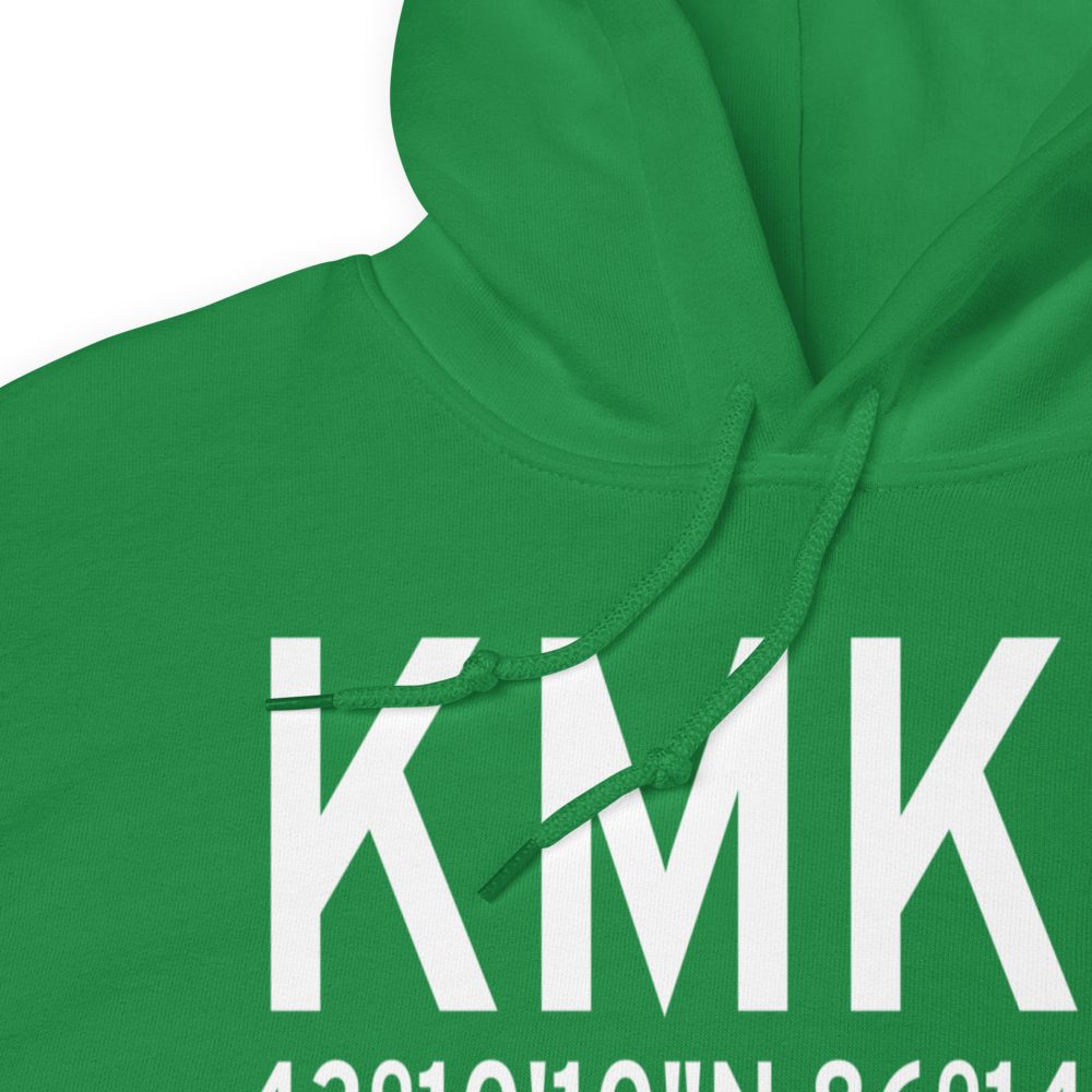 Muskegon County Airport (KMKG) ICAO Hoodie Sweatshirt 