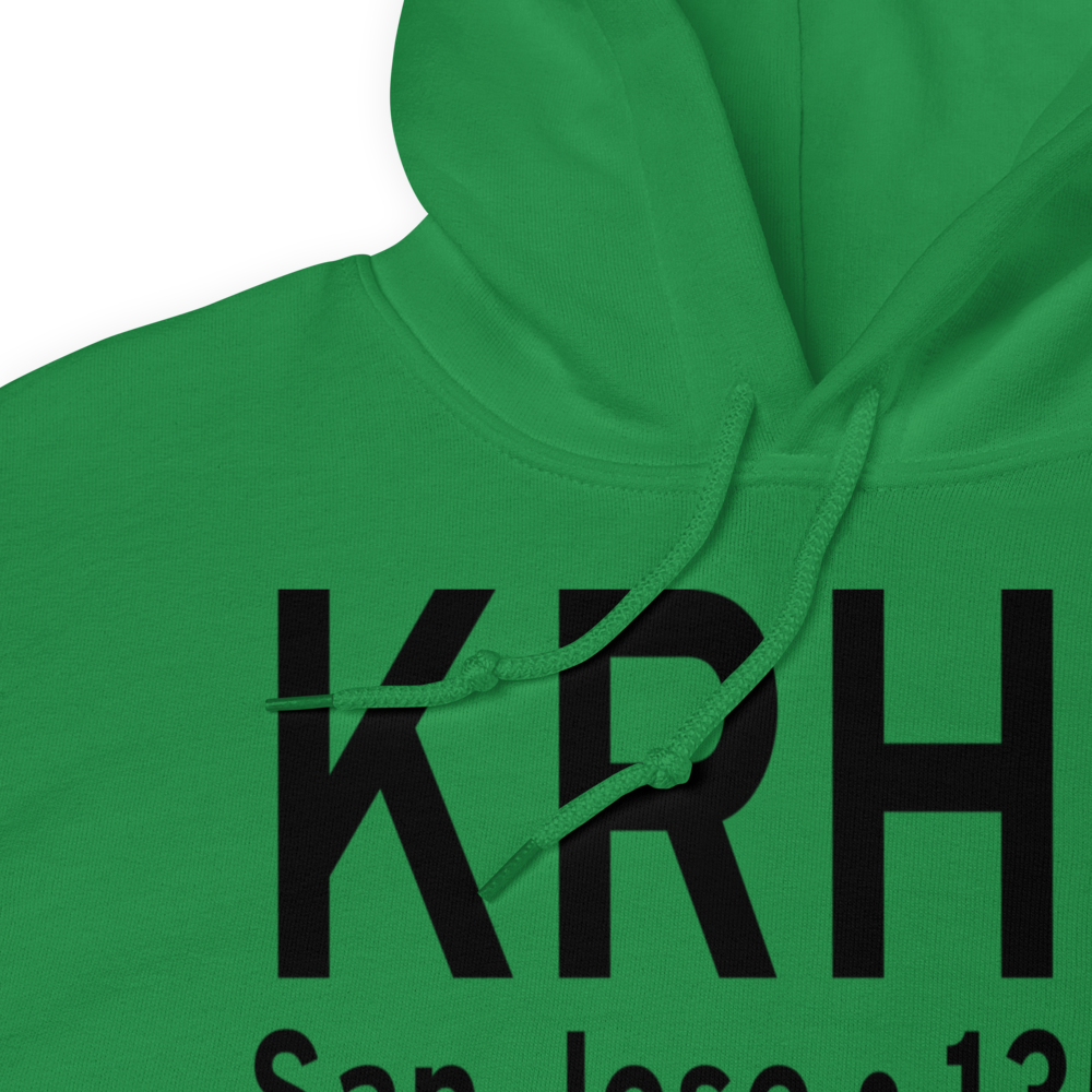 Reid-Hillview Airport of Santa Clara County (KRHV) ICAO Hoodie Sweatshirt 