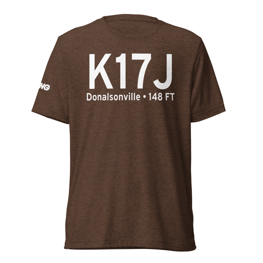 Donalsonville Municipal Airport (K17J) ICAO Tri-blend T-Shirt 
