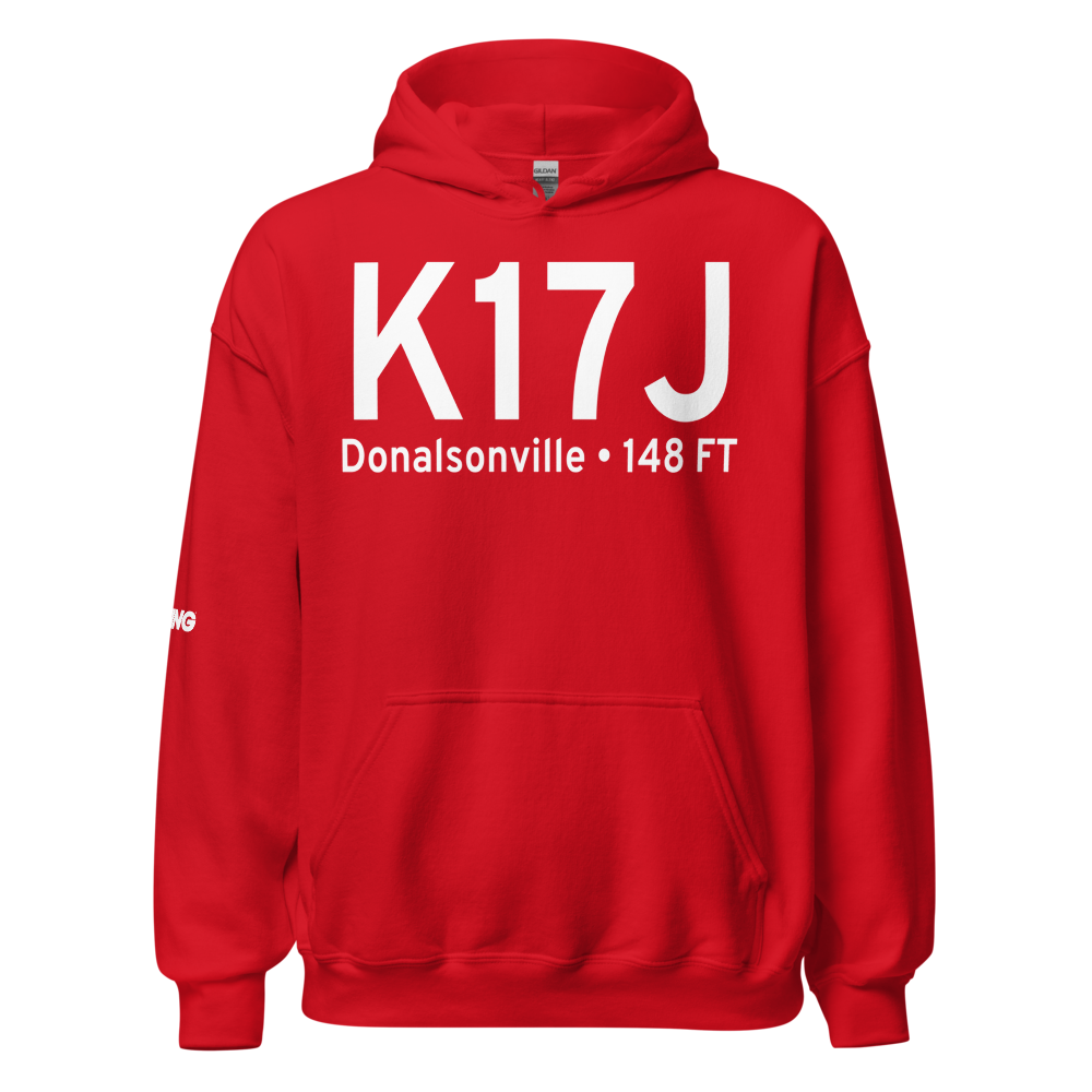 Donalsonville Municipal Airport (K17J) ICAO Hoodie Sweatshirt 