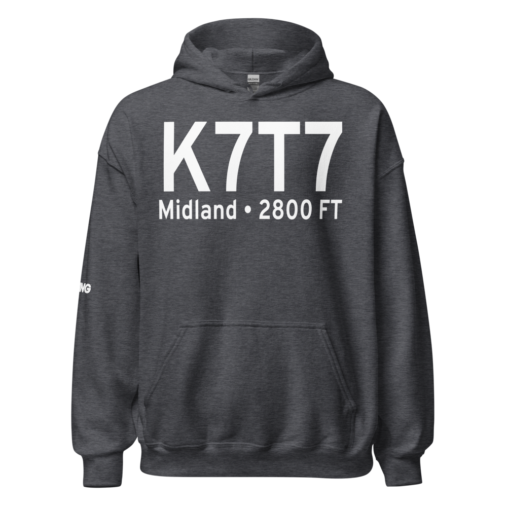 Skywest Inc Airport (K7T7) ICAO Hoodie Sweatshirt 