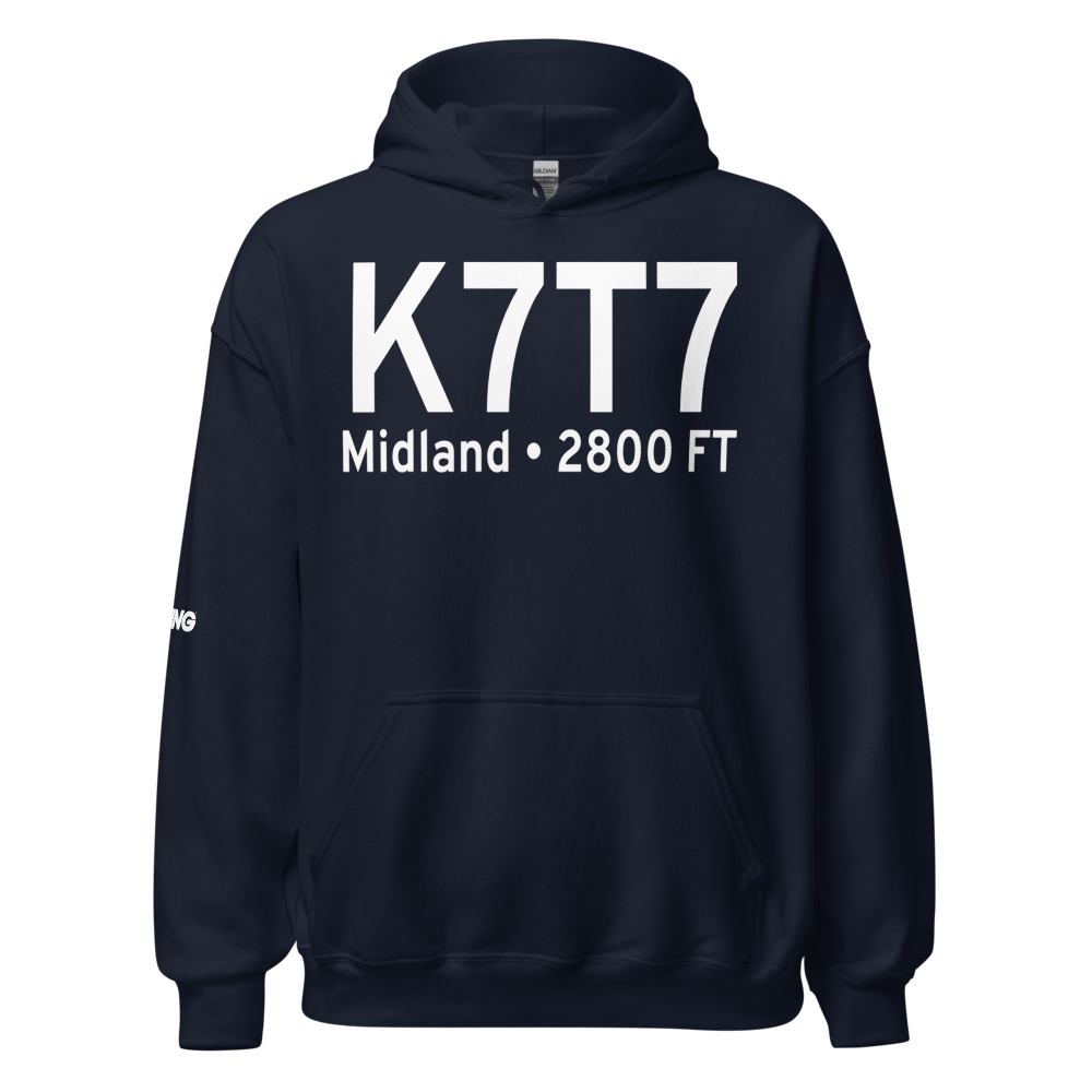 Skywest Inc Airport (K7T7) ICAO Hoodie Sweatshirt 