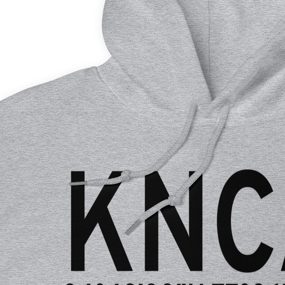 New River MCAS /H/ /Mccutcheon Fld/ Airport (KNCA) ICAO Hoodie Sweatshirt 