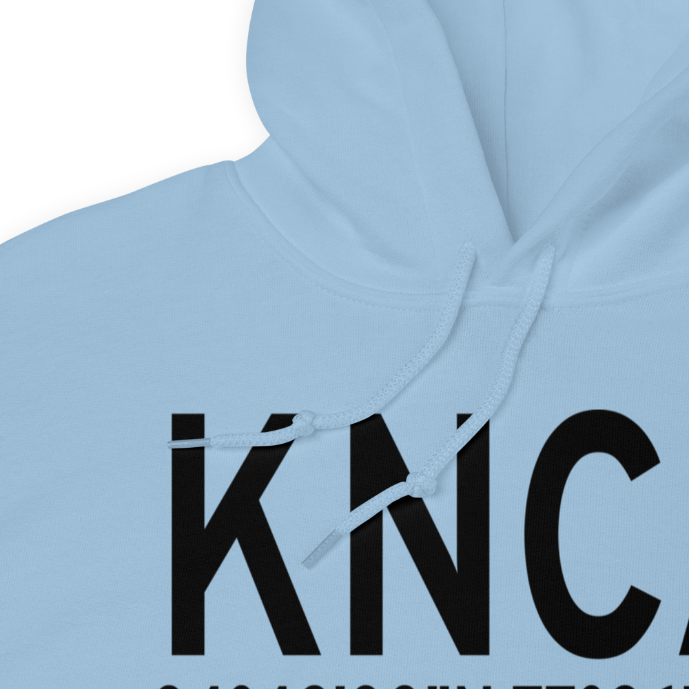 New River MCAS /H/ /Mccutcheon Fld/ Airport (KNCA) ICAO Hoodie Sweatshirt 