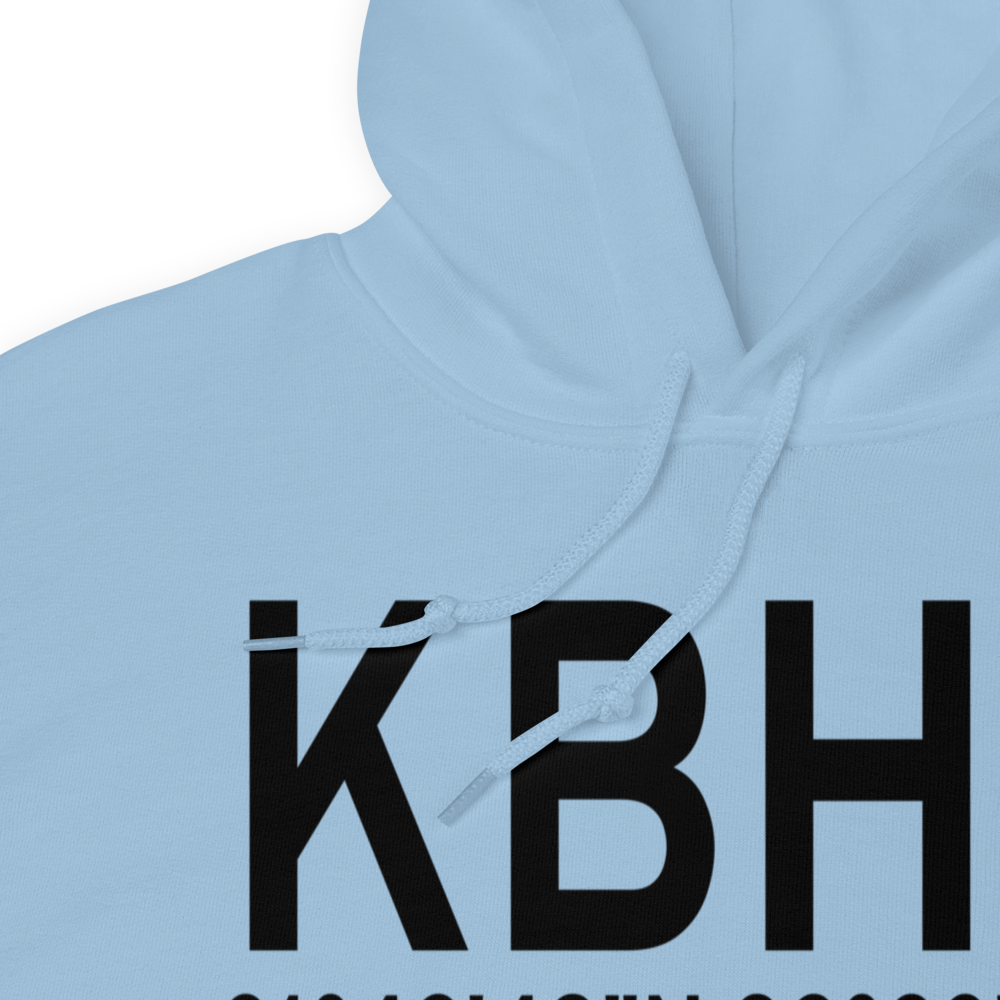 Baxley Municipal Airport (KBHC) ICAO Hoodie Sweatshirt 