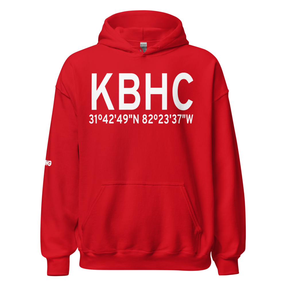 Baxley Municipal Airport (KBHC) ICAO Hoodie Sweatshirt 