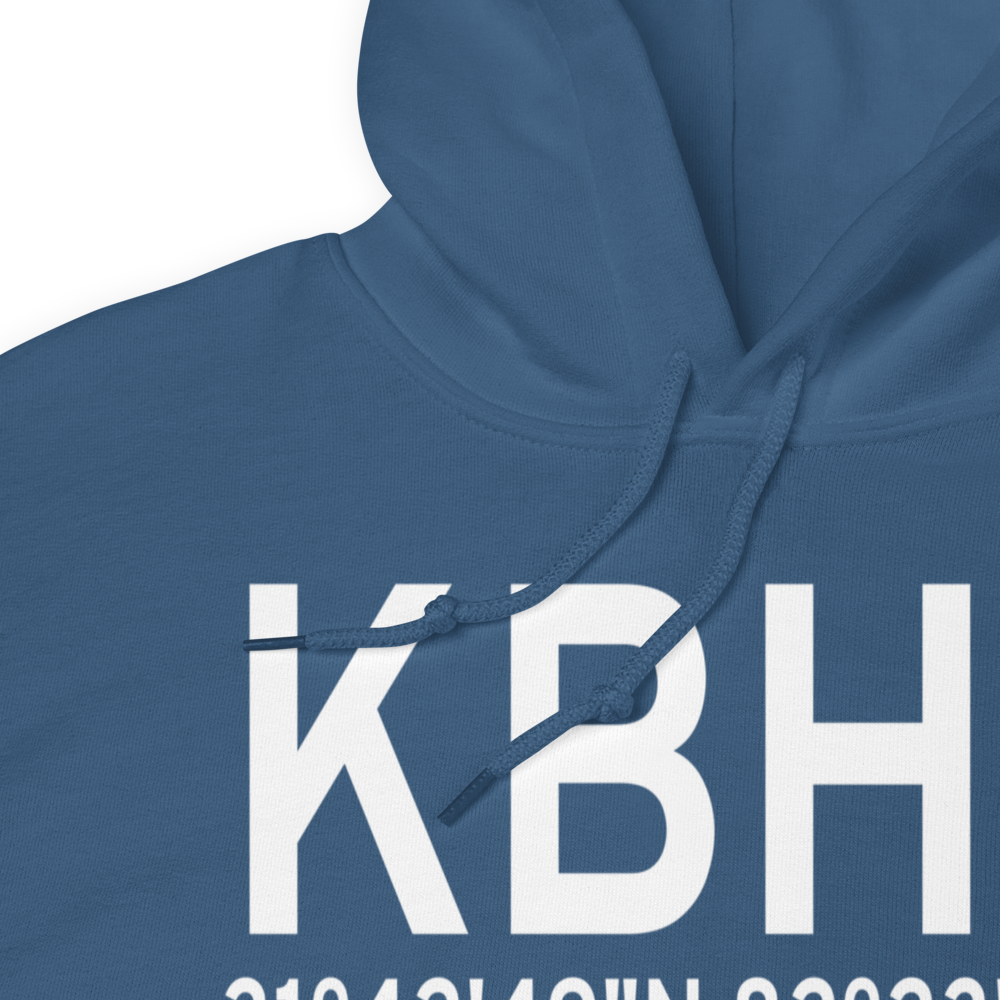 Baxley Municipal Airport (KBHC) ICAO Hoodie Sweatshirt 
