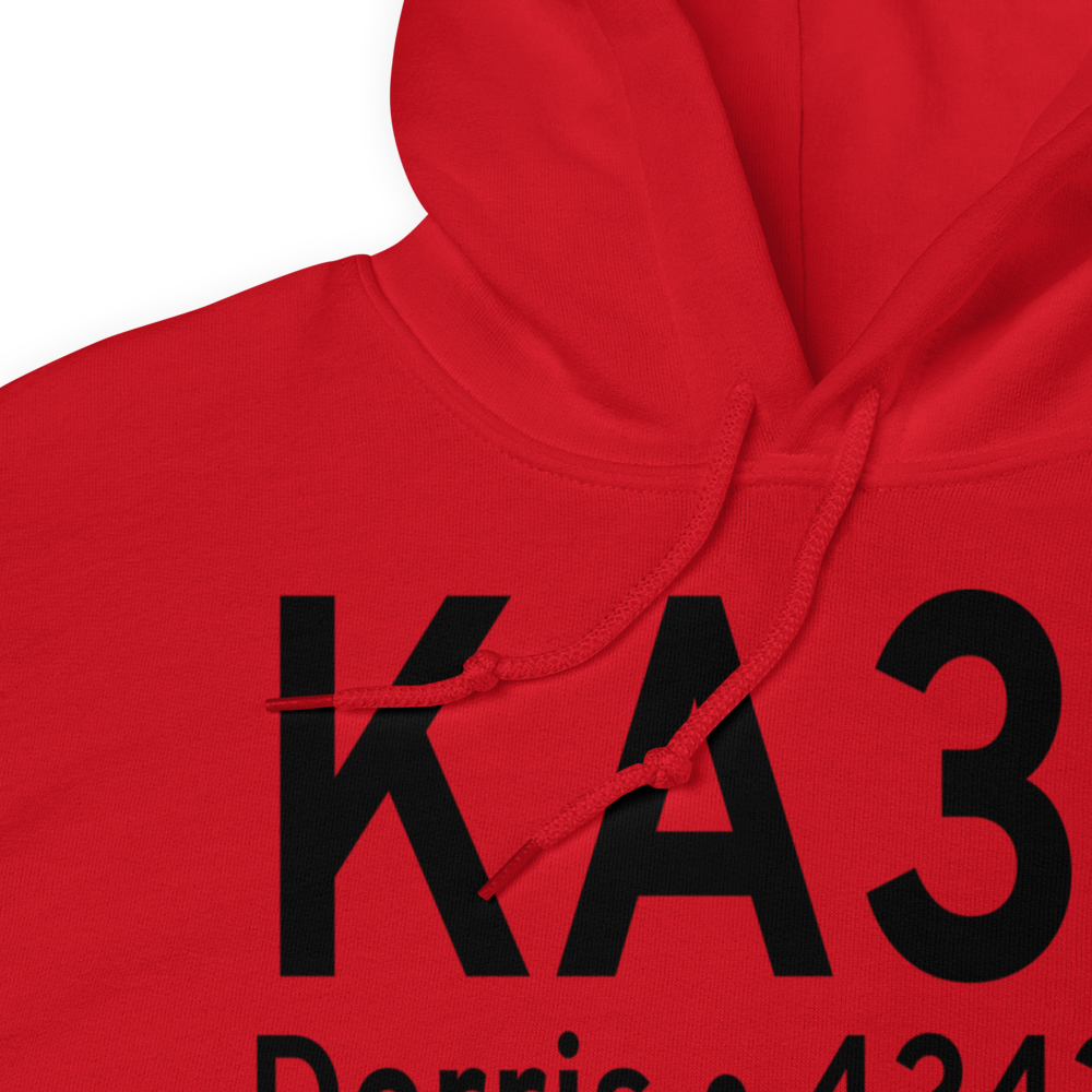 Butte Valley Airport (KA32) ICAO Hoodie Sweatshirt 