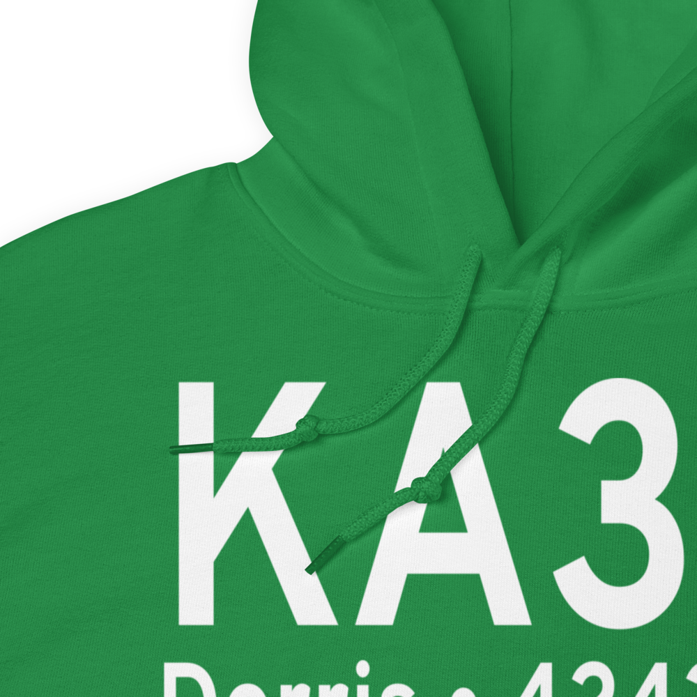 Butte Valley Airport (KA32) ICAO Hoodie Sweatshirt 