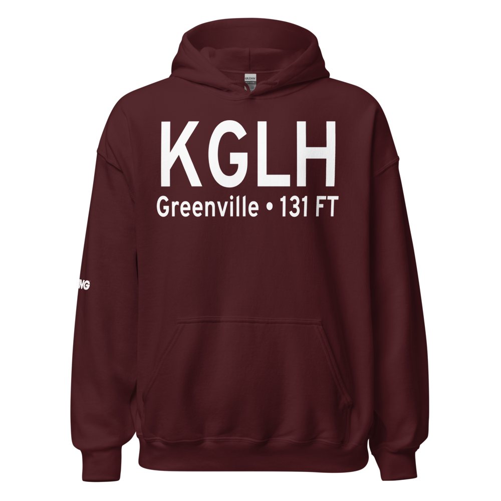 Mid Delta Regional Airport (KGLH) ICAO Hoodie Sweatshirt 
