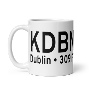 W H 'Bud' Barron Airport (KDBN) ICAO Mug