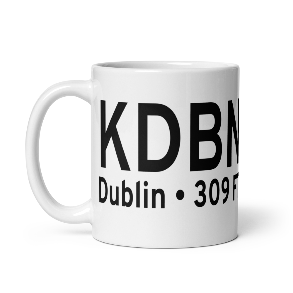 W H 'Bud' Barron Airport (KDBN) ICAO Mug 
