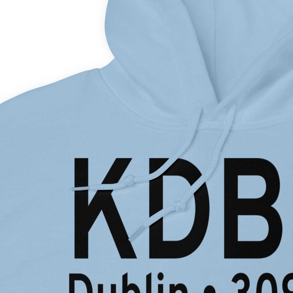 W H 'Bud' Barron Airport (KDBN) ICAO Hoodie Sweatshirt 