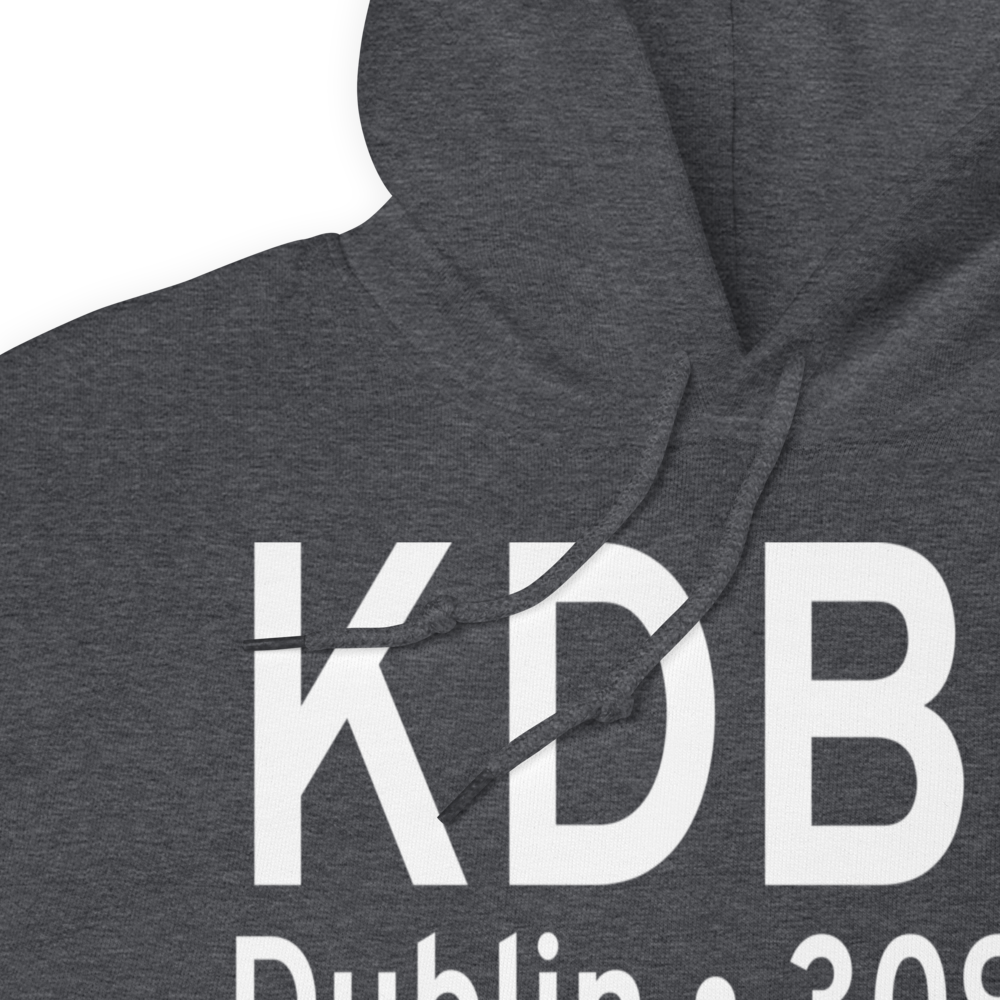 W H 'Bud' Barron Airport (KDBN) ICAO Hoodie Sweatshirt 