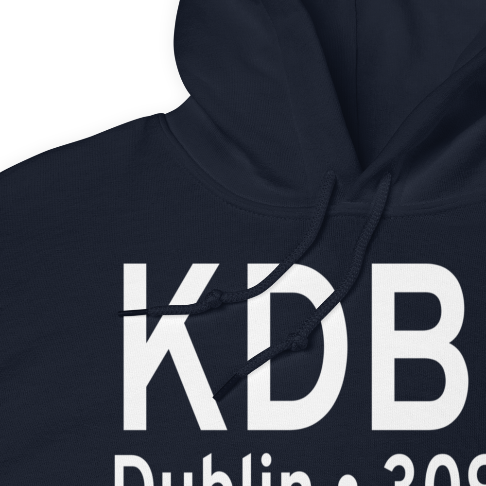 W H 'Bud' Barron Airport (KDBN) ICAO Hoodie Sweatshirt 