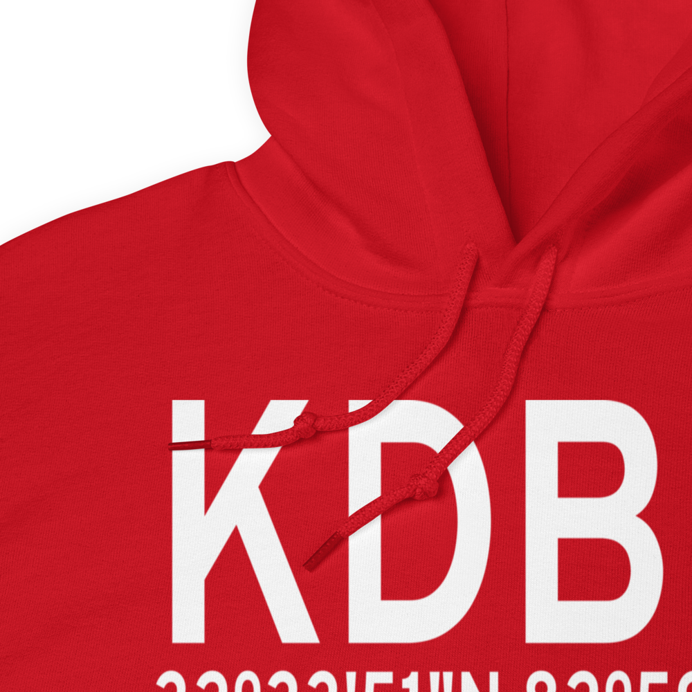 W H 'Bud' Barron Airport (KDBN) ICAO Hoodie Sweatshirt 