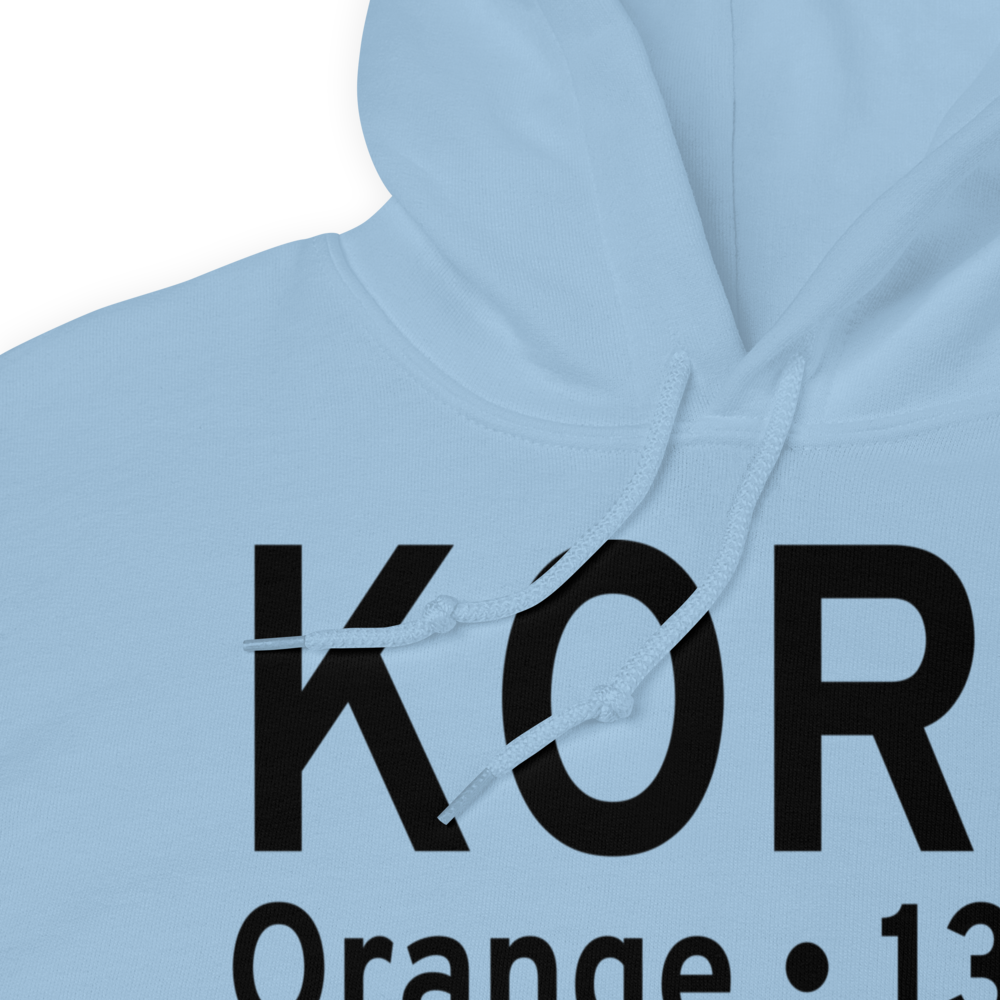 Orange County Airport (KORG) ICAO Hoodie Sweatshirt 