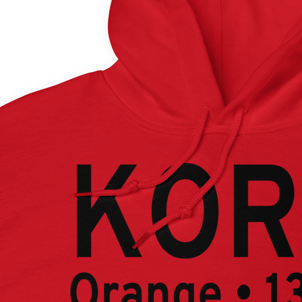 Orange County Airport (KORG) ICAO Hoodie Sweatshirt 