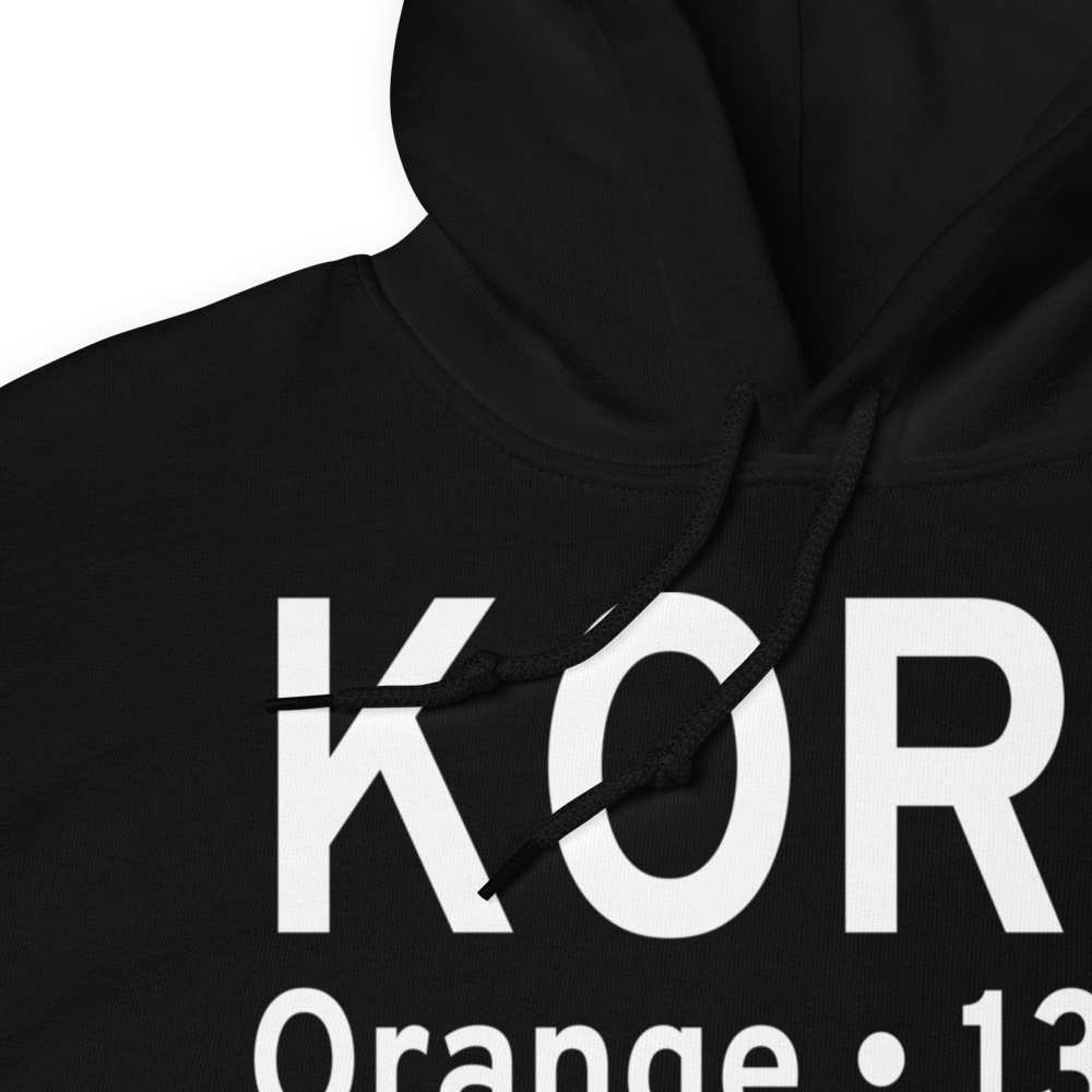 Orange County Airport (KORG) ICAO Hoodie Sweatshirt 