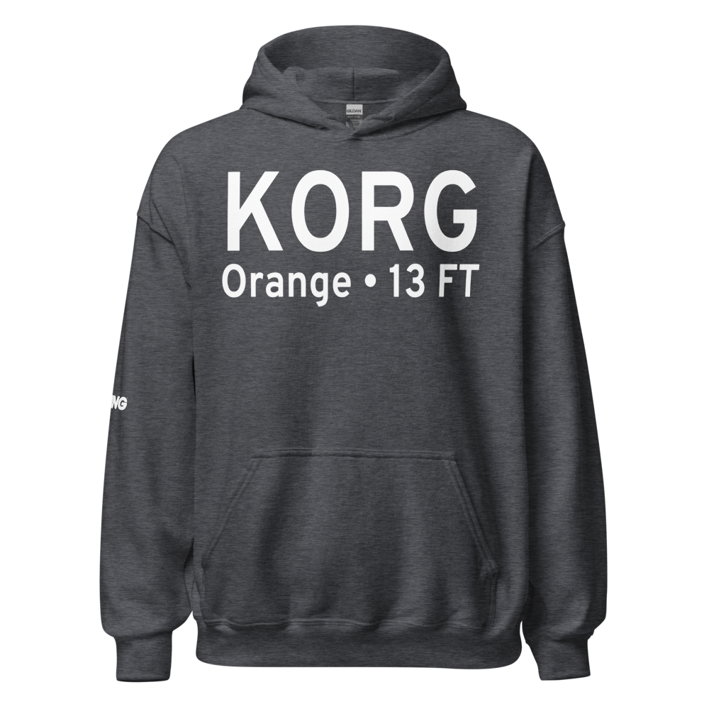 Orange County Airport (KORG) ICAO Hoodie Sweatshirt 