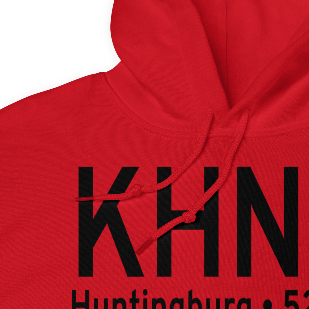 Huntingburg Airport (KHNB) ICAO Hoodie Sweatshirt 