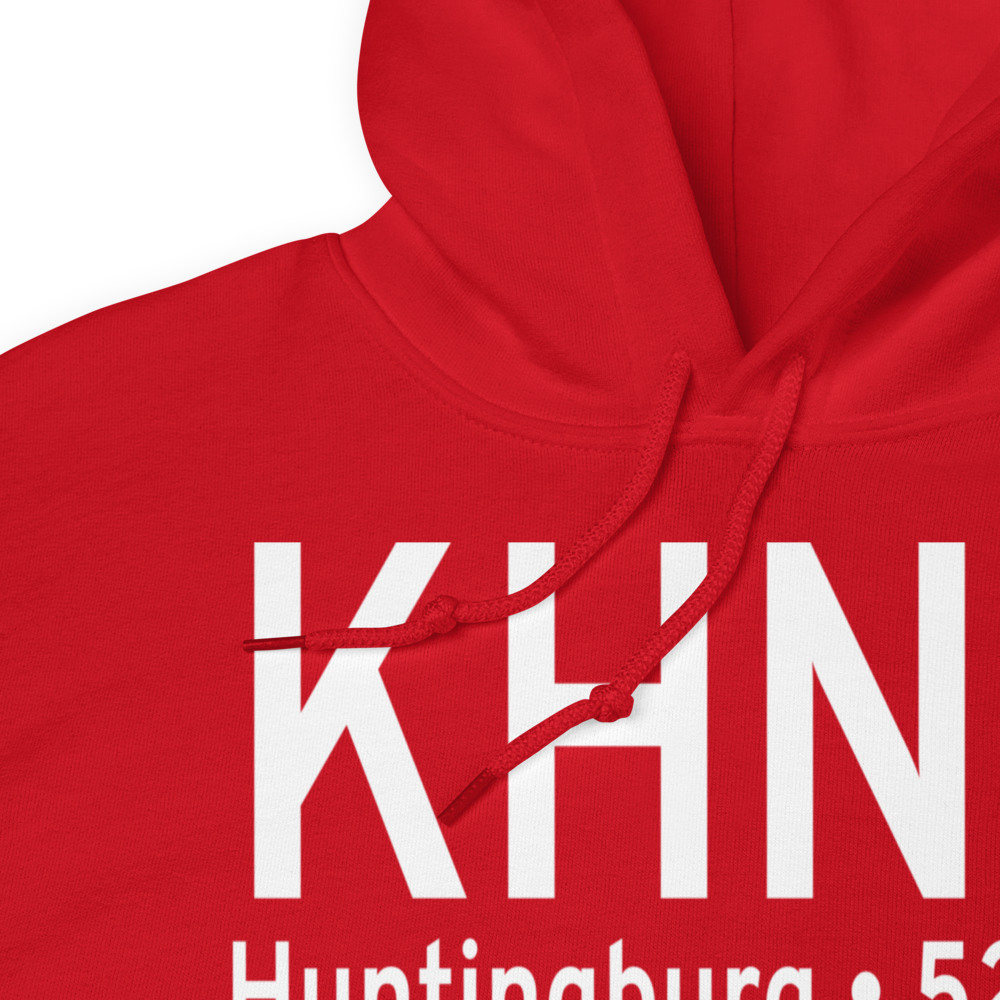 Huntingburg Airport (KHNB) ICAO Hoodie Sweatshirt 