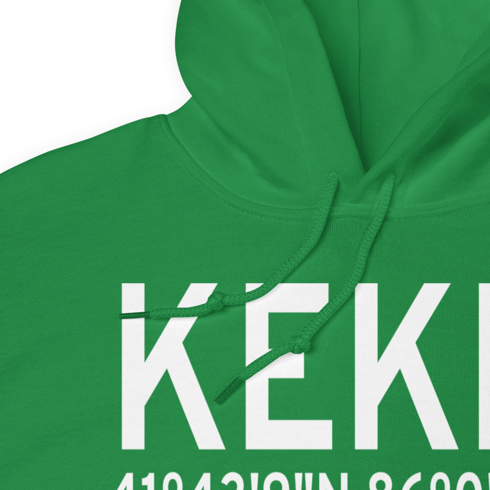 Elkhart Municipal Airport (KEKM) ICAO Hoodie Sweatshirt 