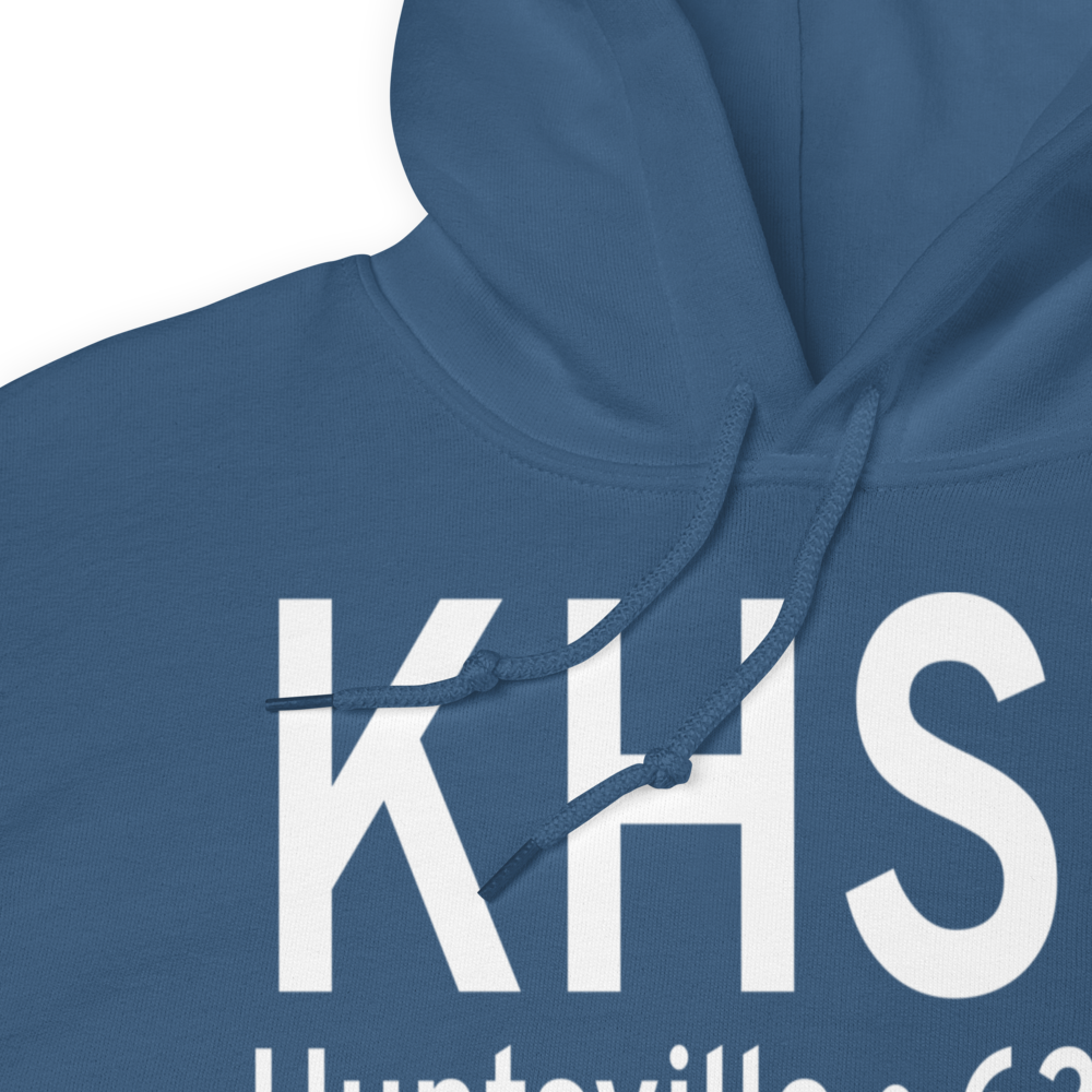 Huntsville International Carl T Jones Field (KHSV) ICAO Hoodie Sweatshirt 