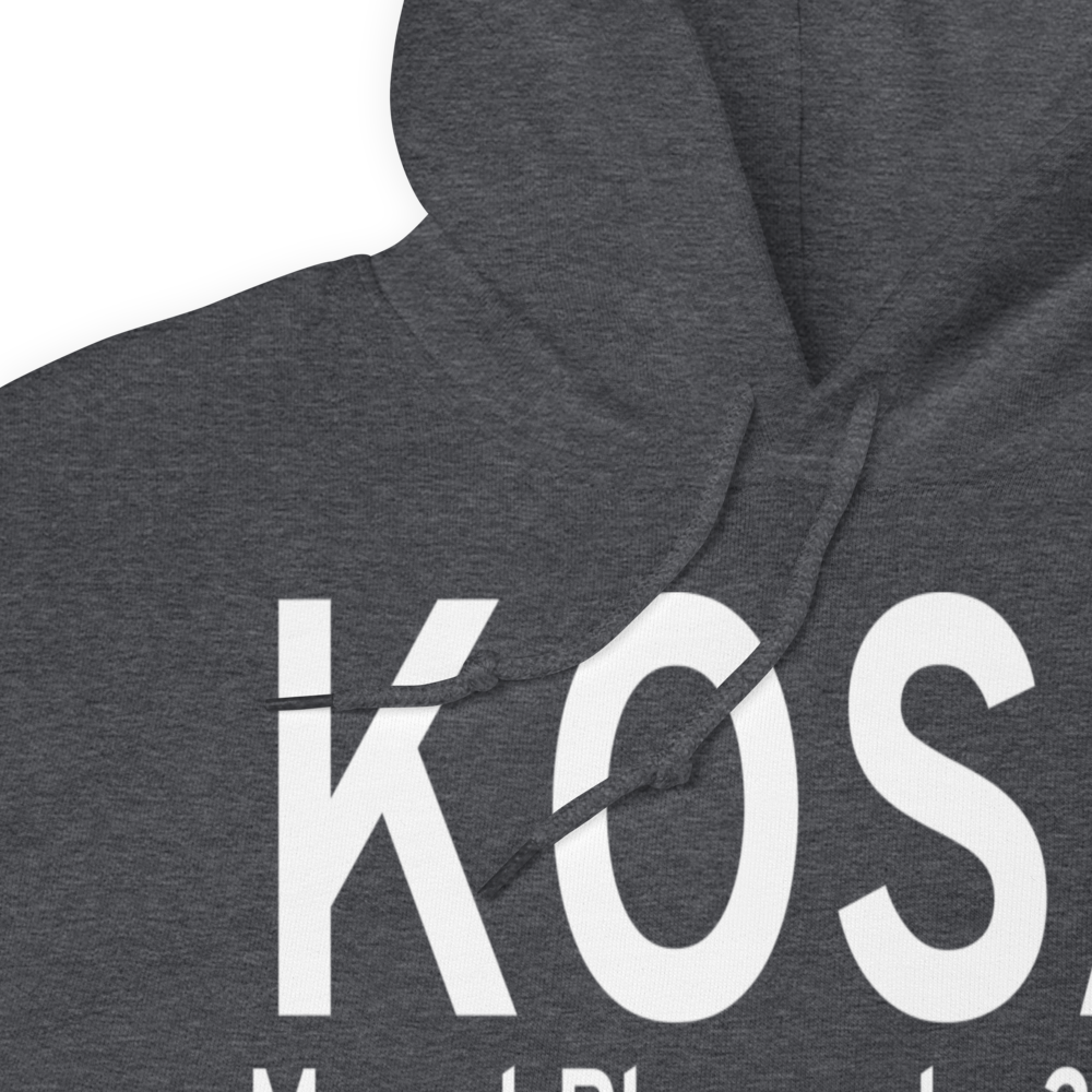 Mount Pleasant Regional Airport (KOSA) ICAO Hoodie Sweatshirt 