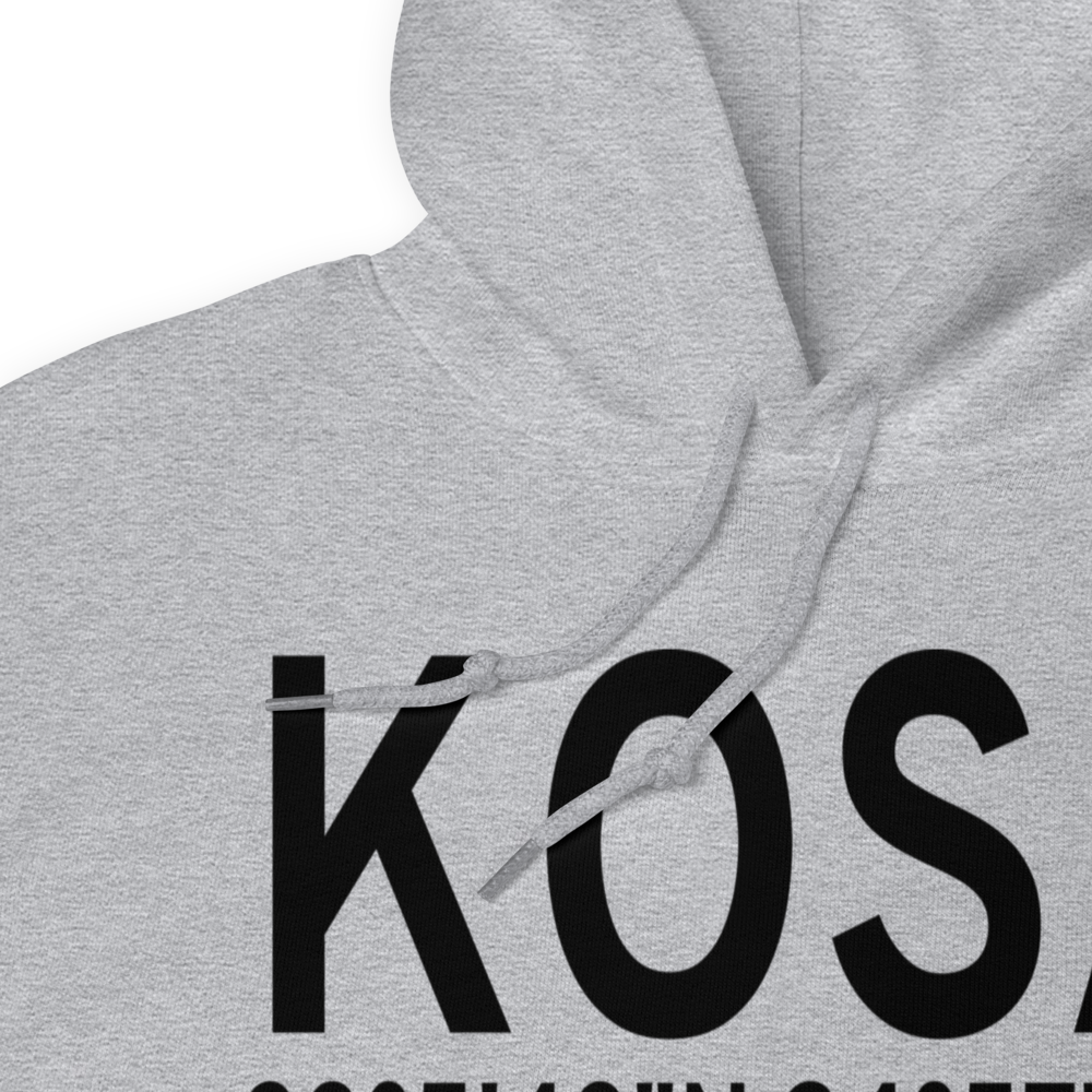 Mount Pleasant Regional Airport (KOSA) ICAO Hoodie Sweatshirt 