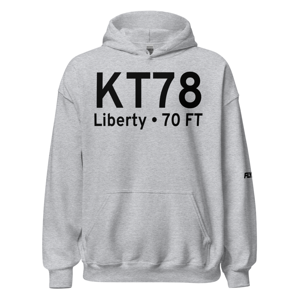 Liberty Municipal Airport (KT78) ICAO Hoodie Sweatshirt 