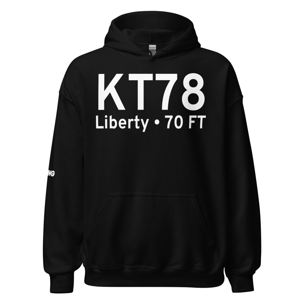 Liberty Municipal Airport (KT78) ICAO Hoodie Sweatshirt 