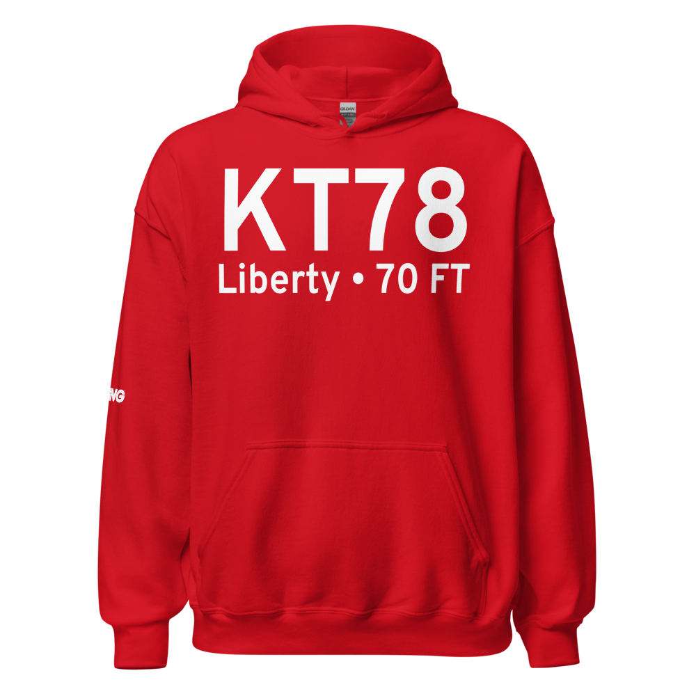 Liberty Municipal Airport (KT78) ICAO Hoodie Sweatshirt 