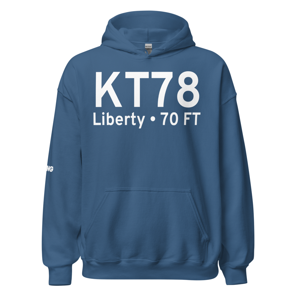 Liberty Municipal Airport (KT78) ICAO Hoodie Sweatshirt 