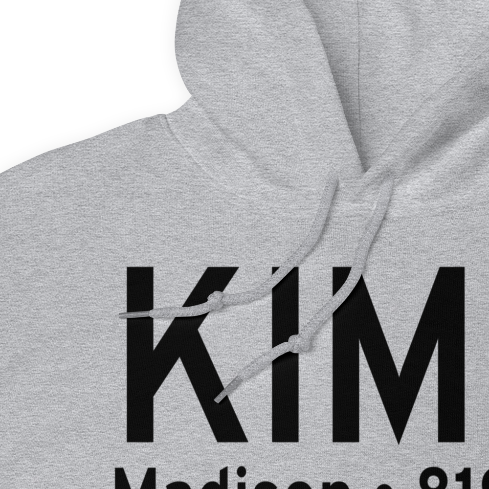 Madison Municipal Airport (KIMS) ICAO Hoodie Sweatshirt 