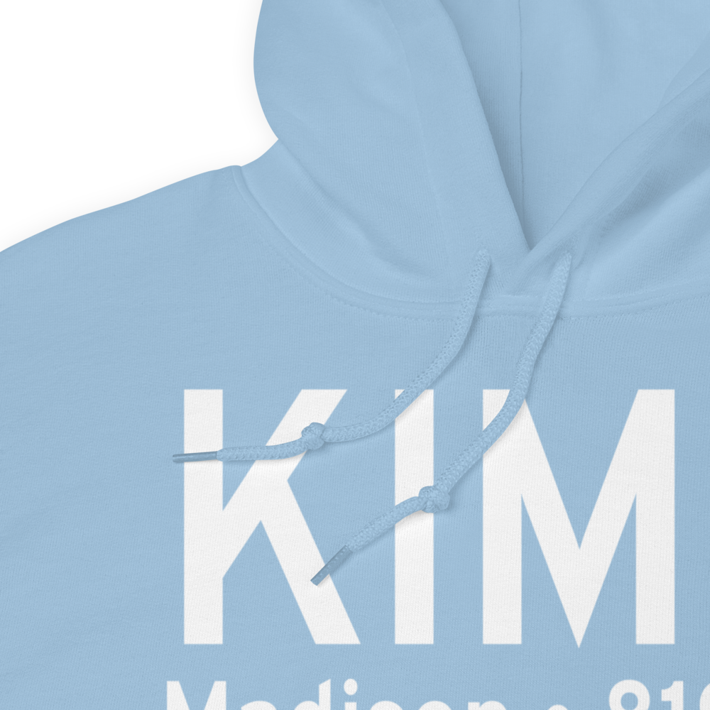 Madison Municipal Airport (KIMS) ICAO Hoodie Sweatshirt 