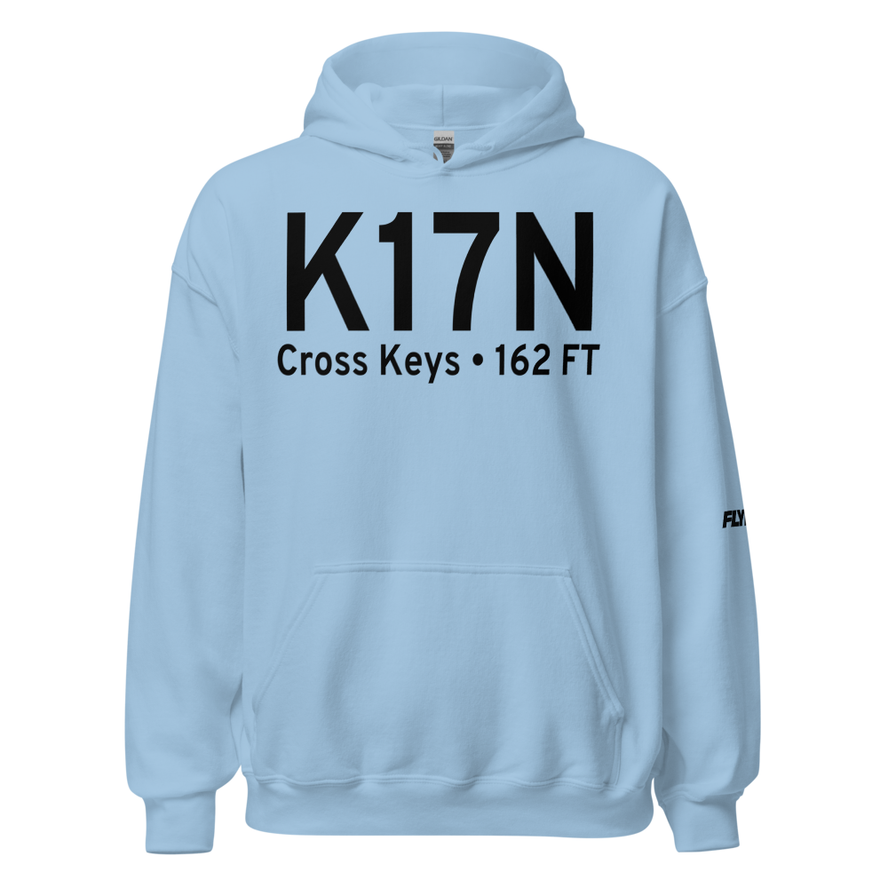 Cross Keys Airport (K17N) ICAO Hoodie Sweatshirt 